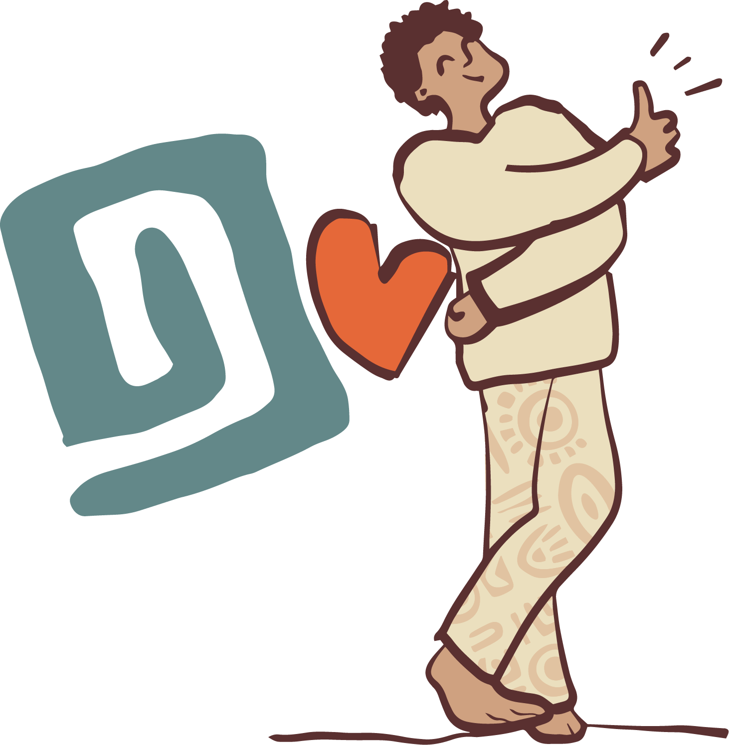 Get involved illustration - Maze with heart