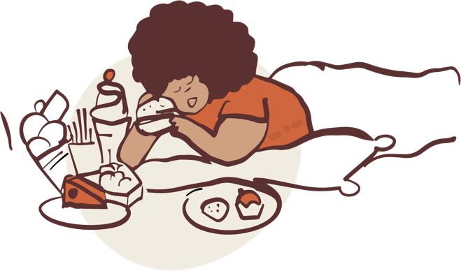 Eating changes illustration