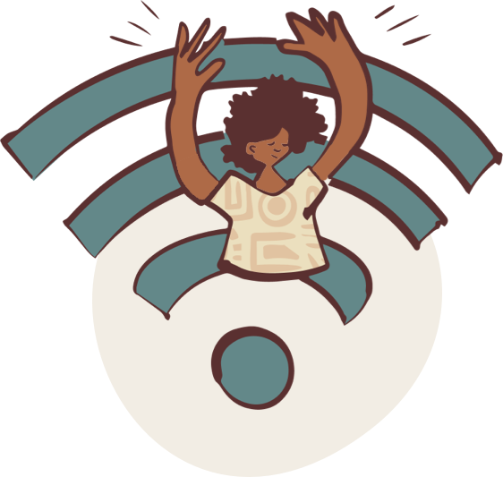 Feels like strong wifi signal