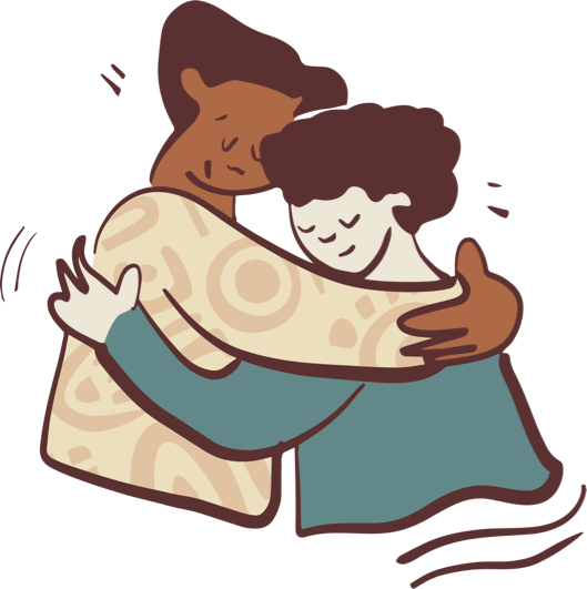 Support illustration - Not alone